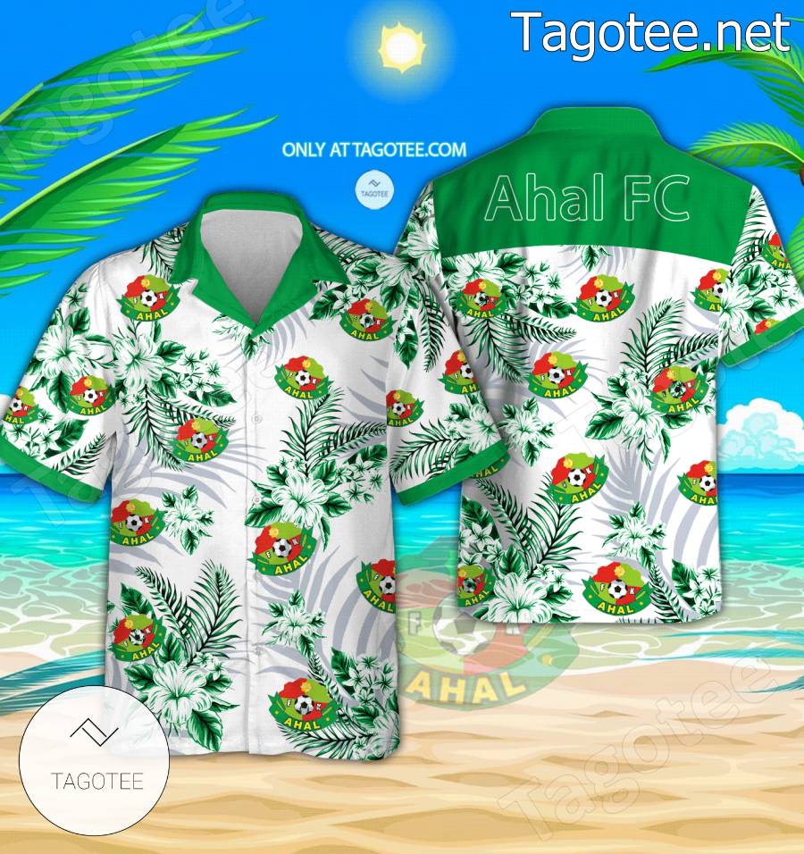 Ahal FC Logo Aloha Shirt - BiShop