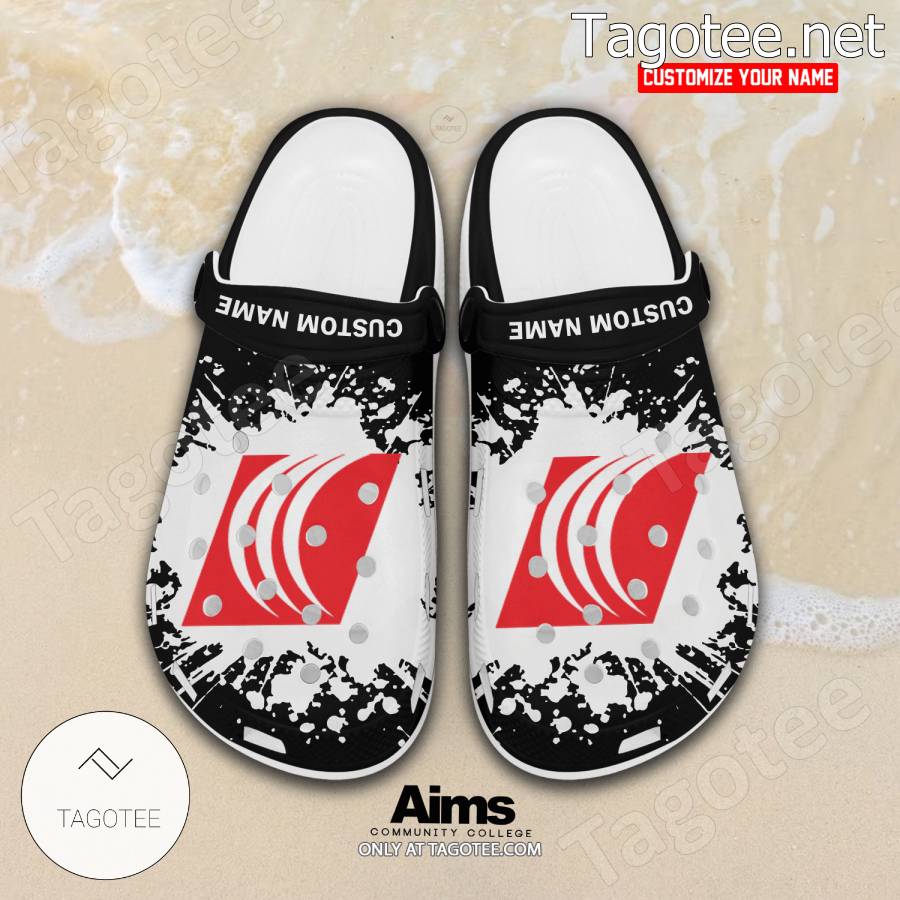 Aims Community College Logo Crocs Clogs - BiShop a