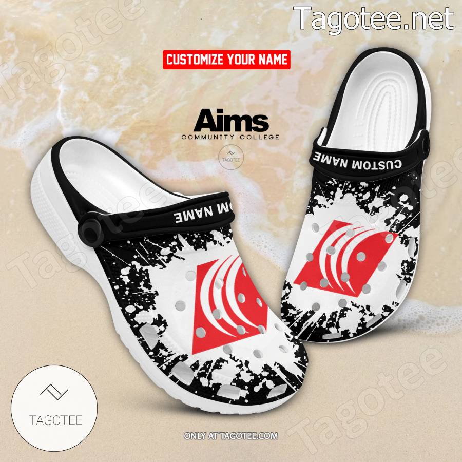 Aims Community College Logo Crocs Clogs - BiShop