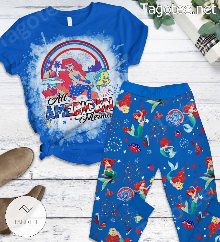 All American Mermaid Pajamas Set