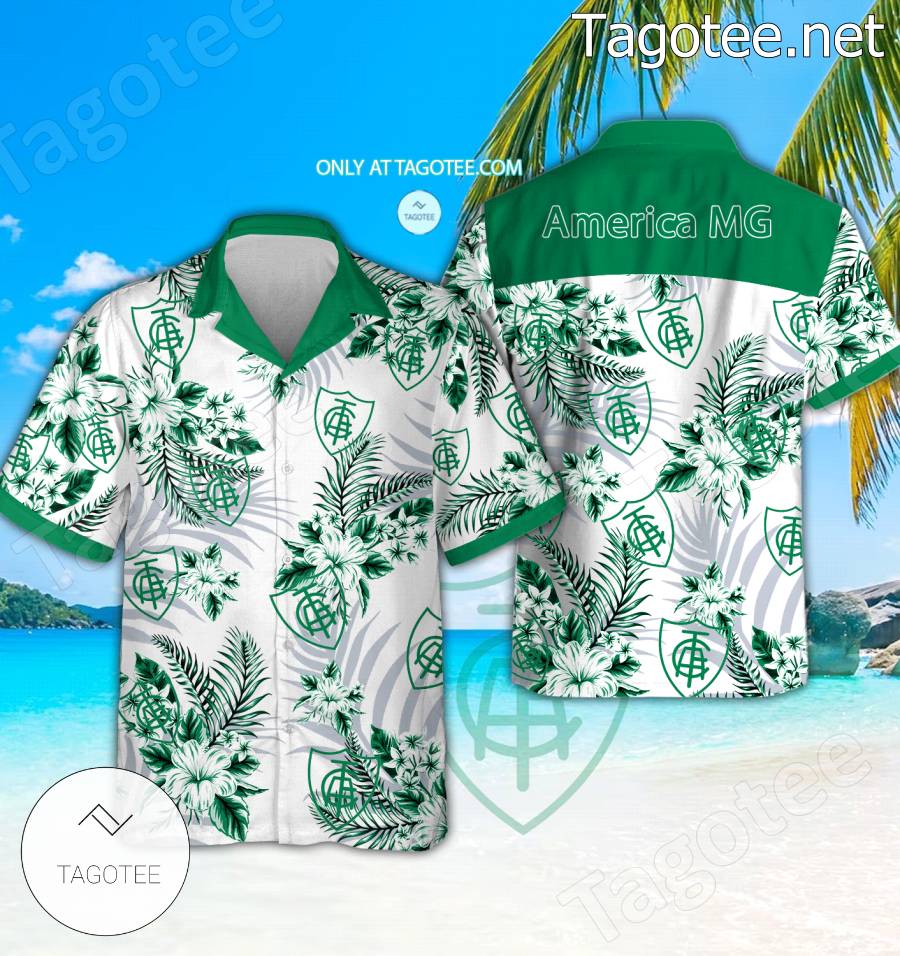 America MG Logo Hawaiian Shirt - BiShop