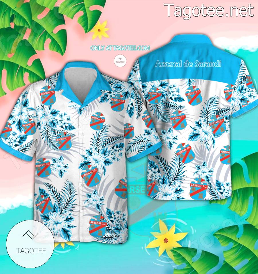 Arsenal de Sarandi Logo Aloha Shirt - BiShop