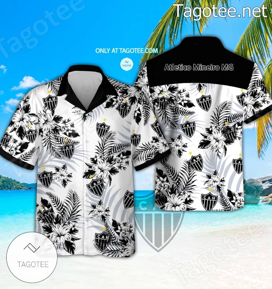 Atletico Mineiro MG Logo Hawaiian Shirt - BiShop