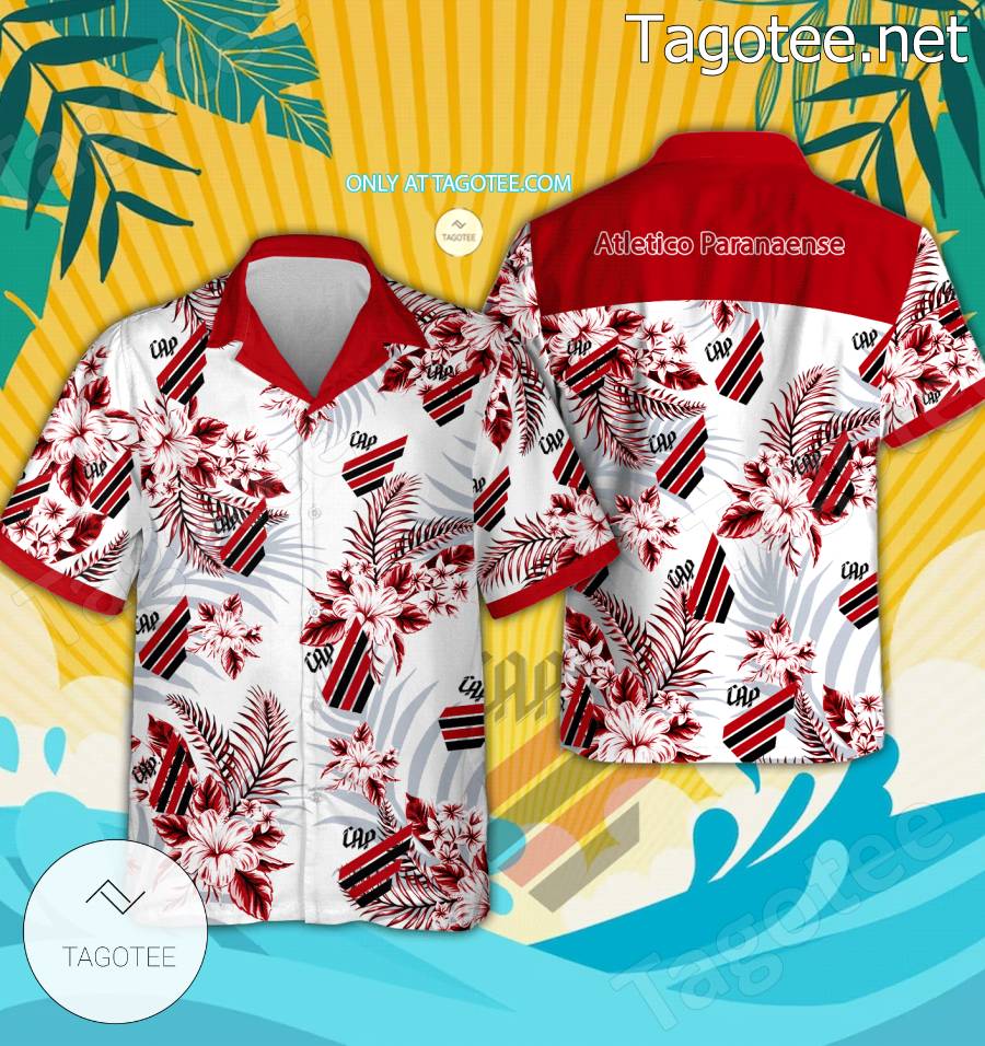 Atletico Paranaense Logo Hawaiian Shirt - BiShop