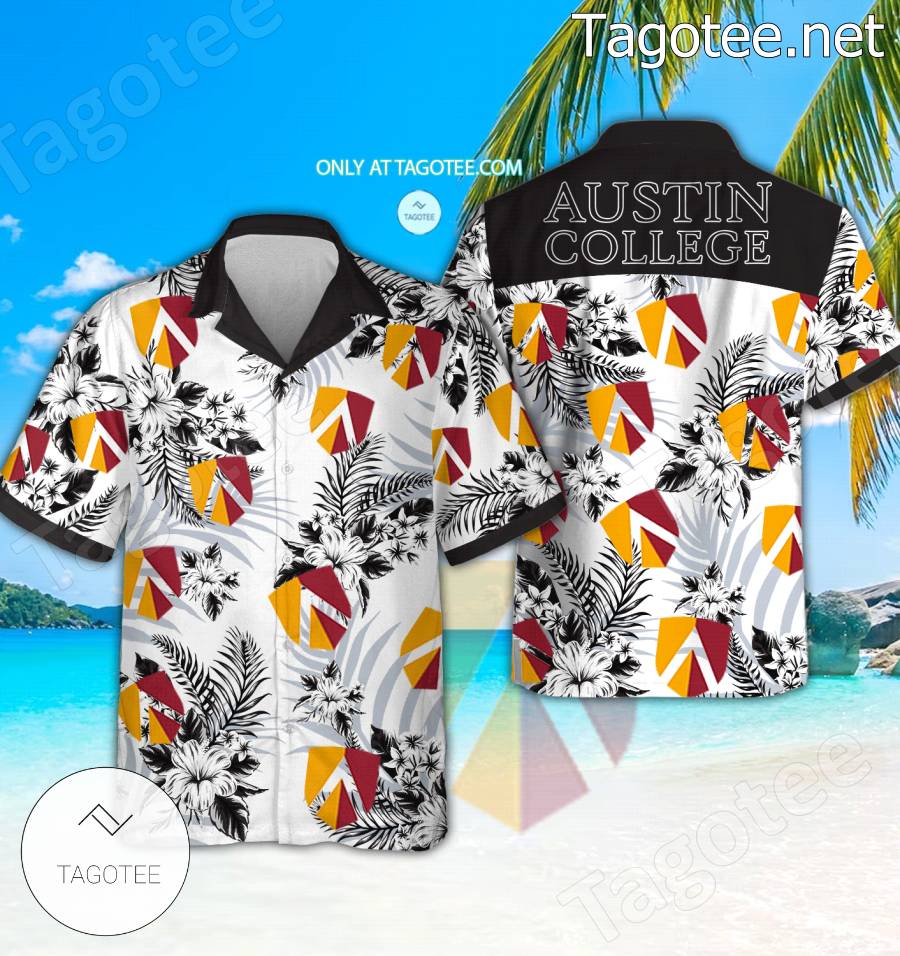 Austin College Logo Aloha Summer Shirt - BiShop