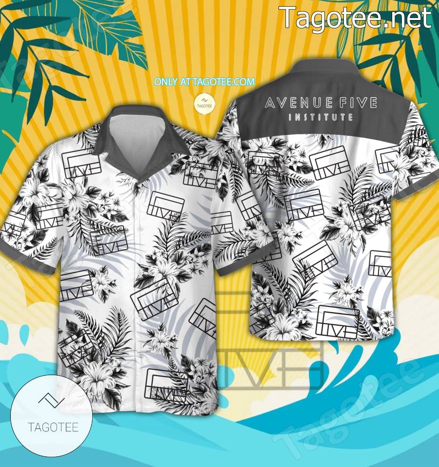 Avenue Five Institute Logo Aloha Summer Shirt - BiShop