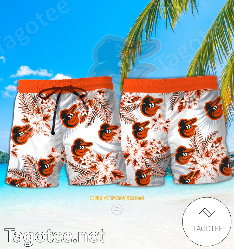 Baltimore Orioles Hawaiian Shirt And Shorts - EmonShop a