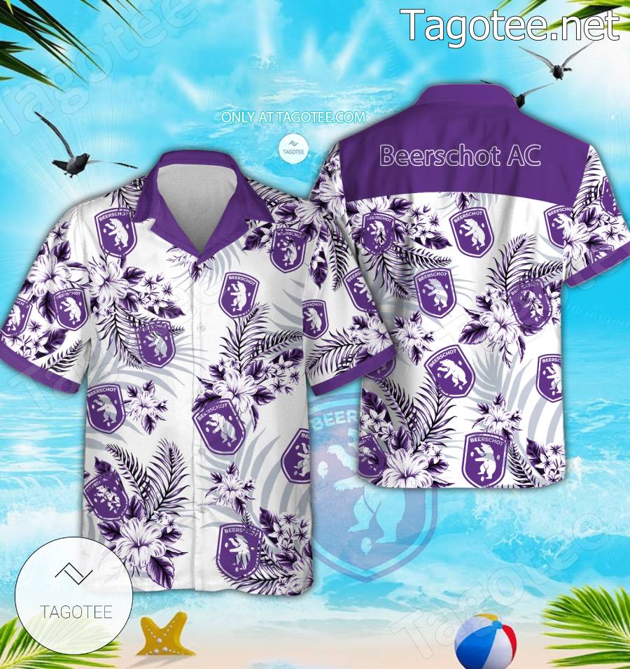 Beerschot AC Logo Hawaiian Shirt - BiShop