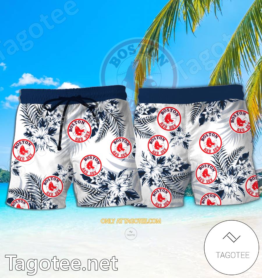 Boston Red Sox Hawaiian Shirt And Shorts - EmonShop a