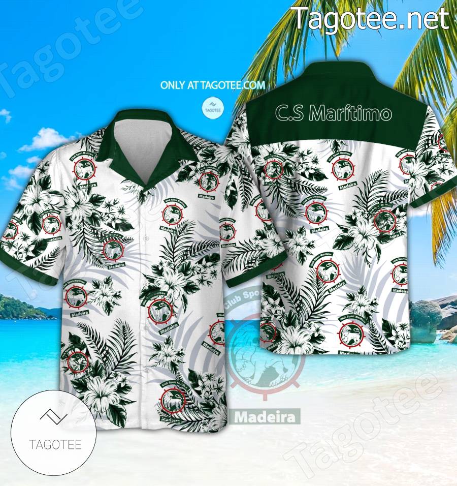 C.S Marítimo Logo Hawaiian Shirt And Shorts – BiShop