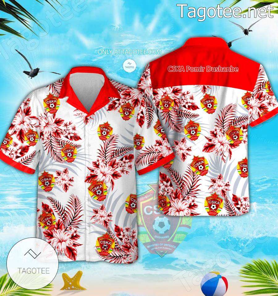 CSKA Pomir Dushanbe Logo Aloha Shirt - BiShop