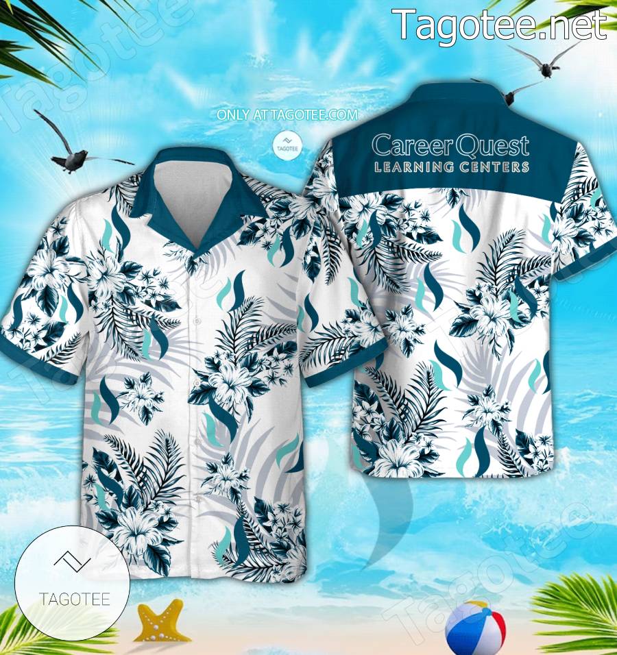 Career Quest Learning Centers-Jackson Logo Hawaiian Shirt And Shorts - EmonShop