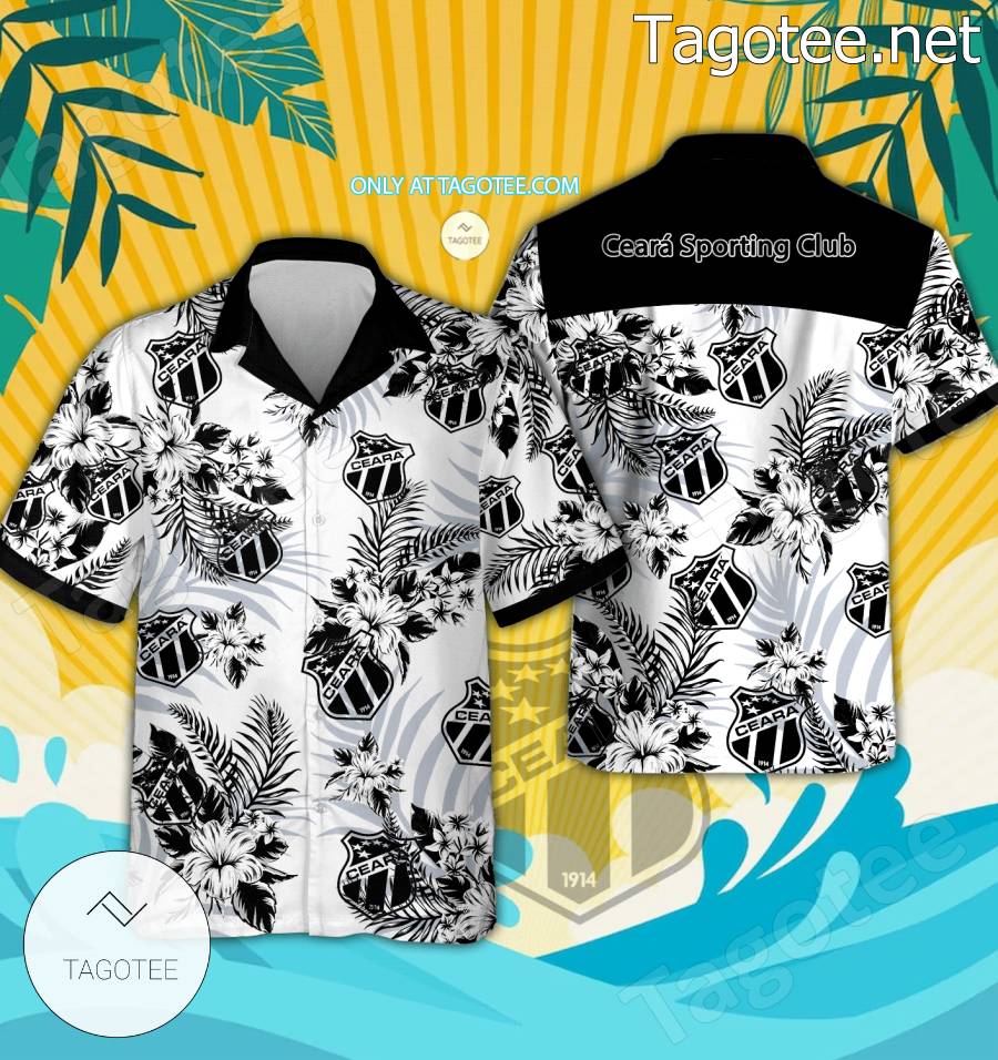 Ceará Sporting Club Logo Hawaiian Shirt - BiShop