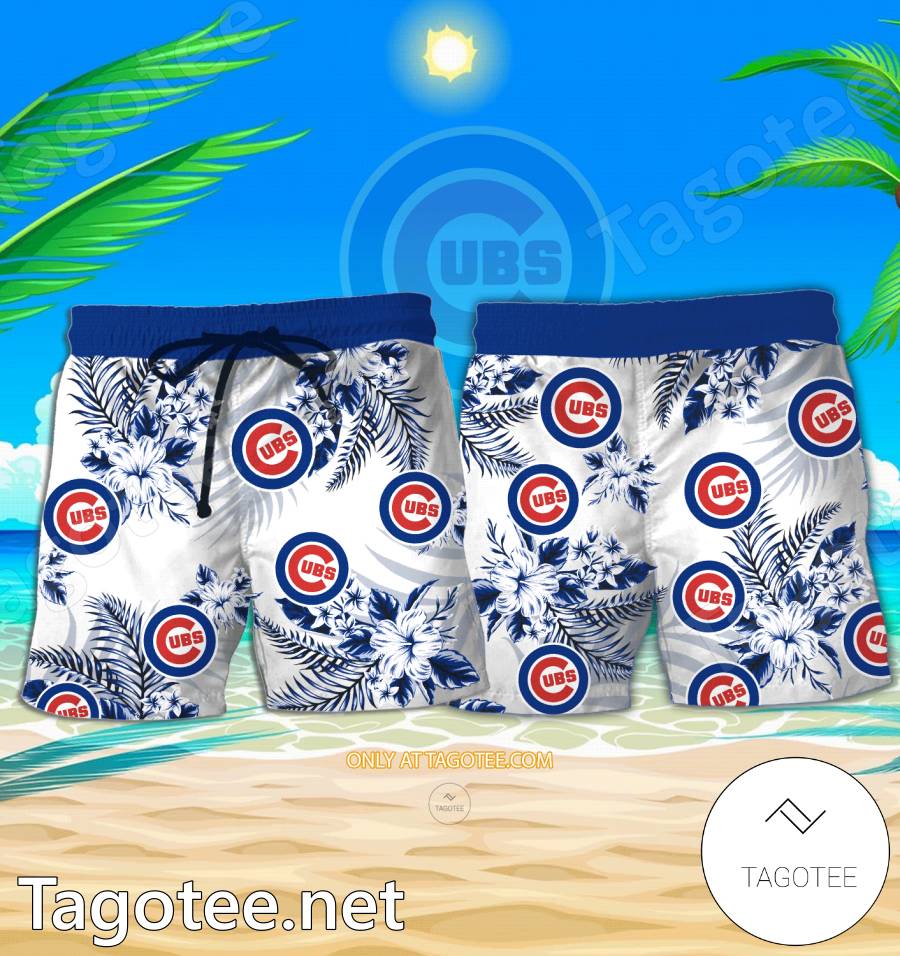 Chicago Cubs Hawaiian Shirt And Shorts - EmonShop a