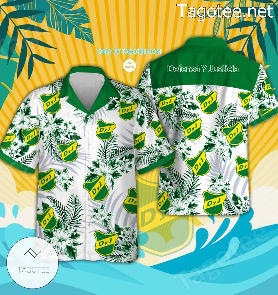 Defensa Y Justicia Logo Aloha Shirt - BiShop