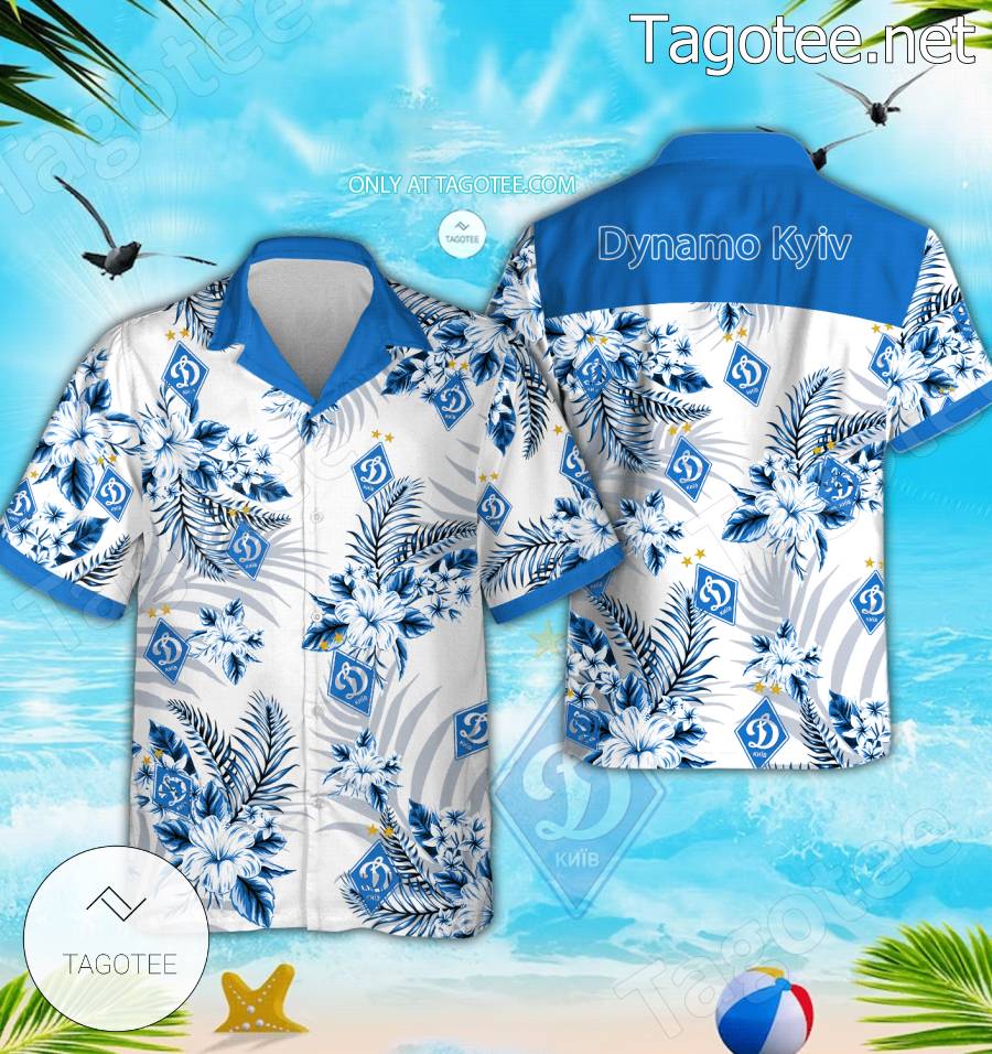 Dynamo Kyiv Beach Hawaiian Shirt, Shorts - BiShop