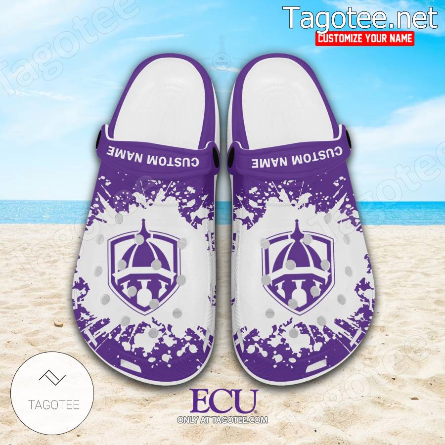 East Carolina University Logo Crocs Clogs - BiShop a