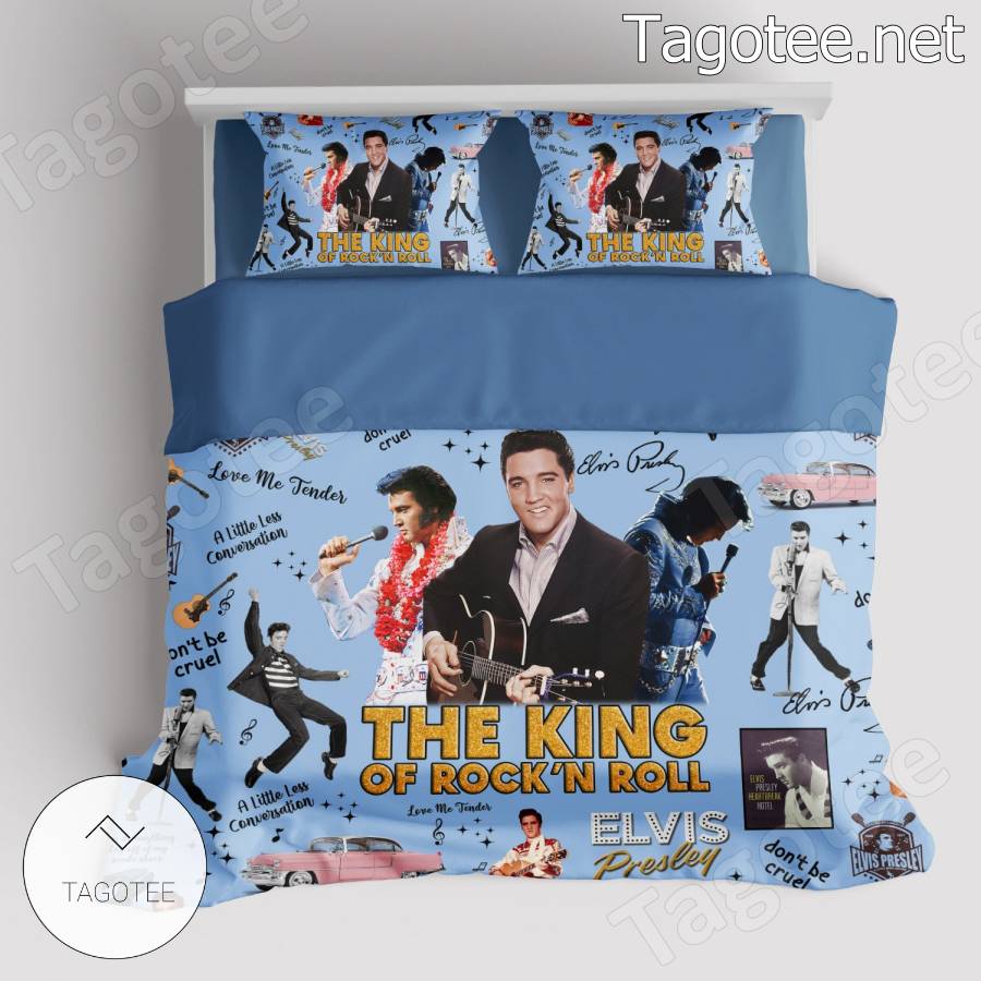 Elvis Presley The King Of Rock 'n Roll Bedding Set a