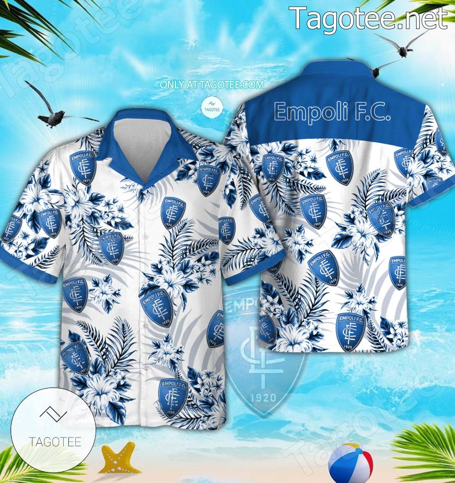 Empoli F.C. Logo Aloha Shirt - BiShop