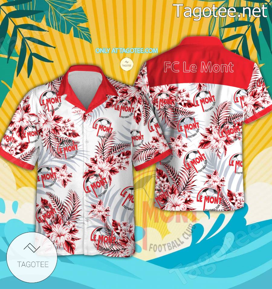 FC Le Mont Logo Hawaiian Shirt - BiShop