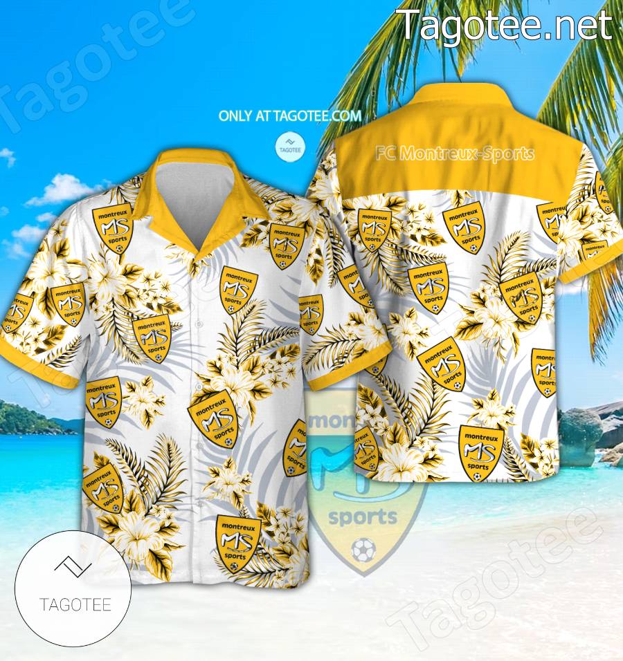 FC Montreux-Sports Logo Hawaiian Shirt - BiShop