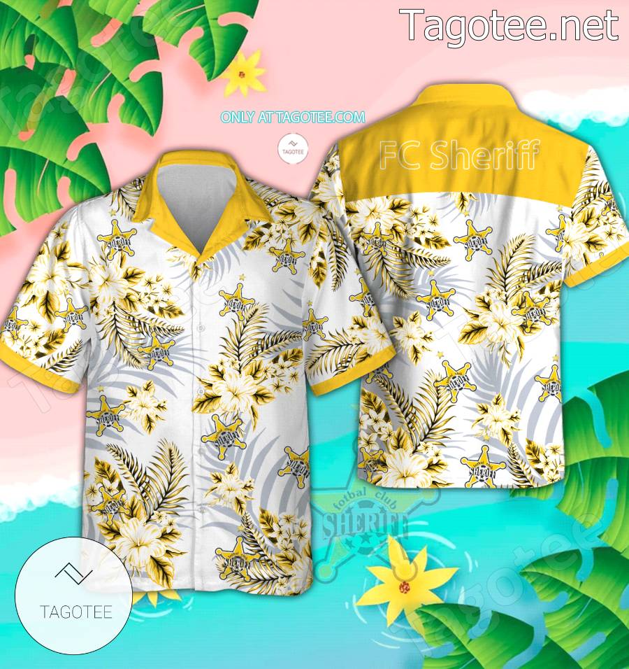 FC Sheriff Beach Hawaiian Shirt, Shorts - BiShop