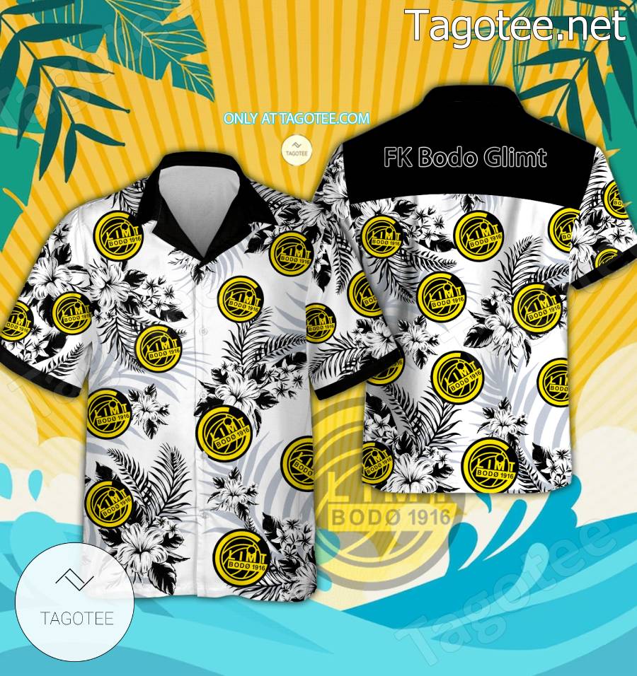 FK Bodo Glimt Beach Hawaiian Shirt, Shorts - BiShop