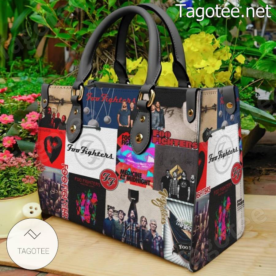 Foo Fighters Album Cover Collage Handbags