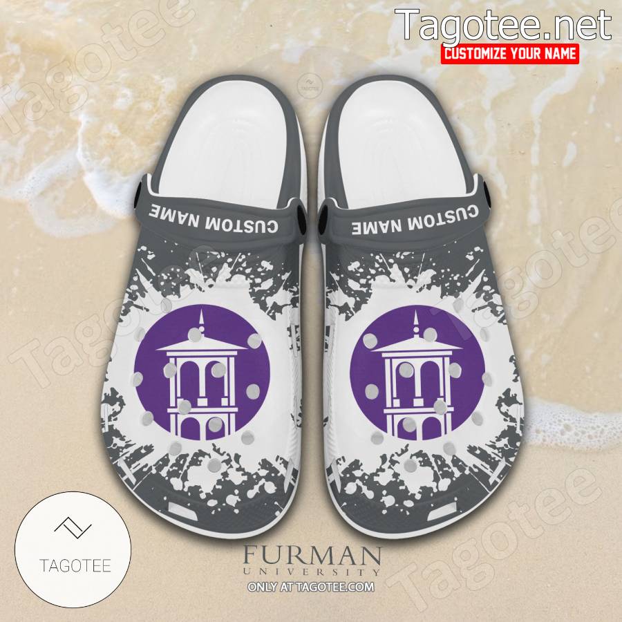 Furman University Logo Crocs Clogs - BiShop a