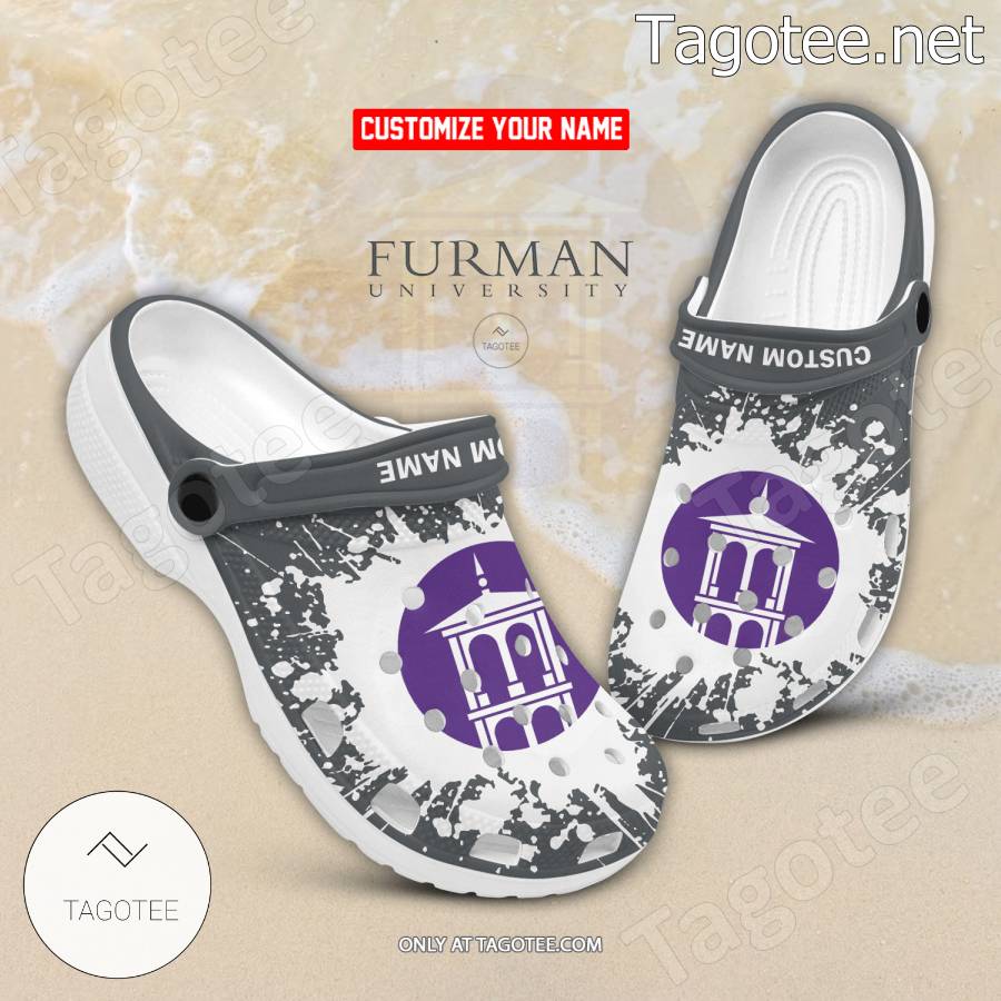 Furman University Logo Crocs Clogs - BiShop