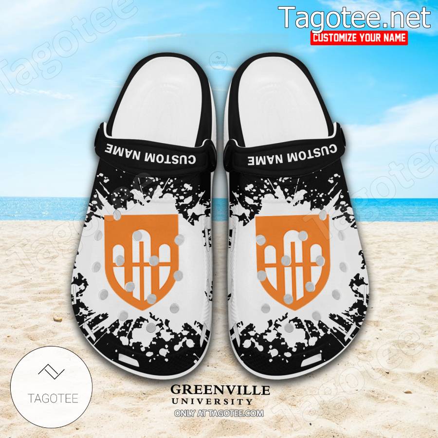 Greenville University Logo Crocs Clogs - BiShop a