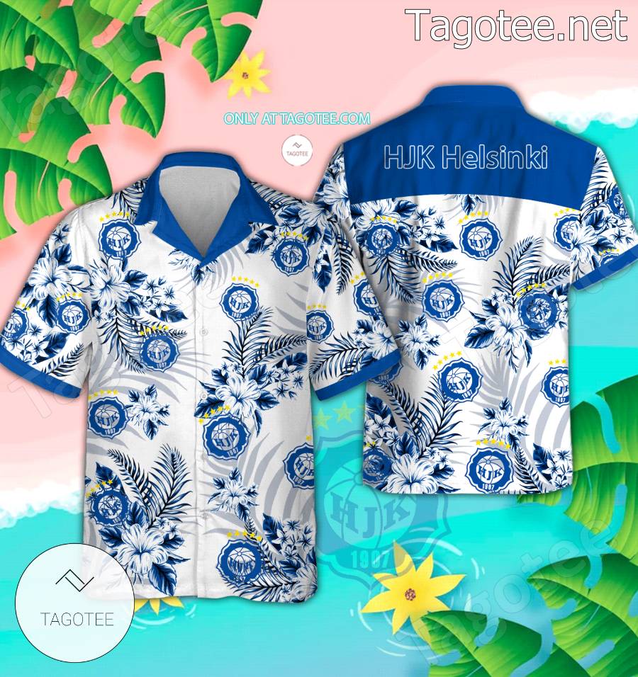 HJK Helsinki Beach Hawaiian Shirt, Shorts - BiShop