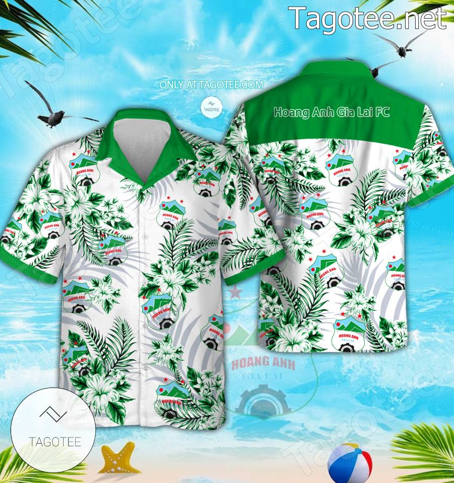 Hoang Anh Gia Lai FC Logo Aloha Shirt - BiShop