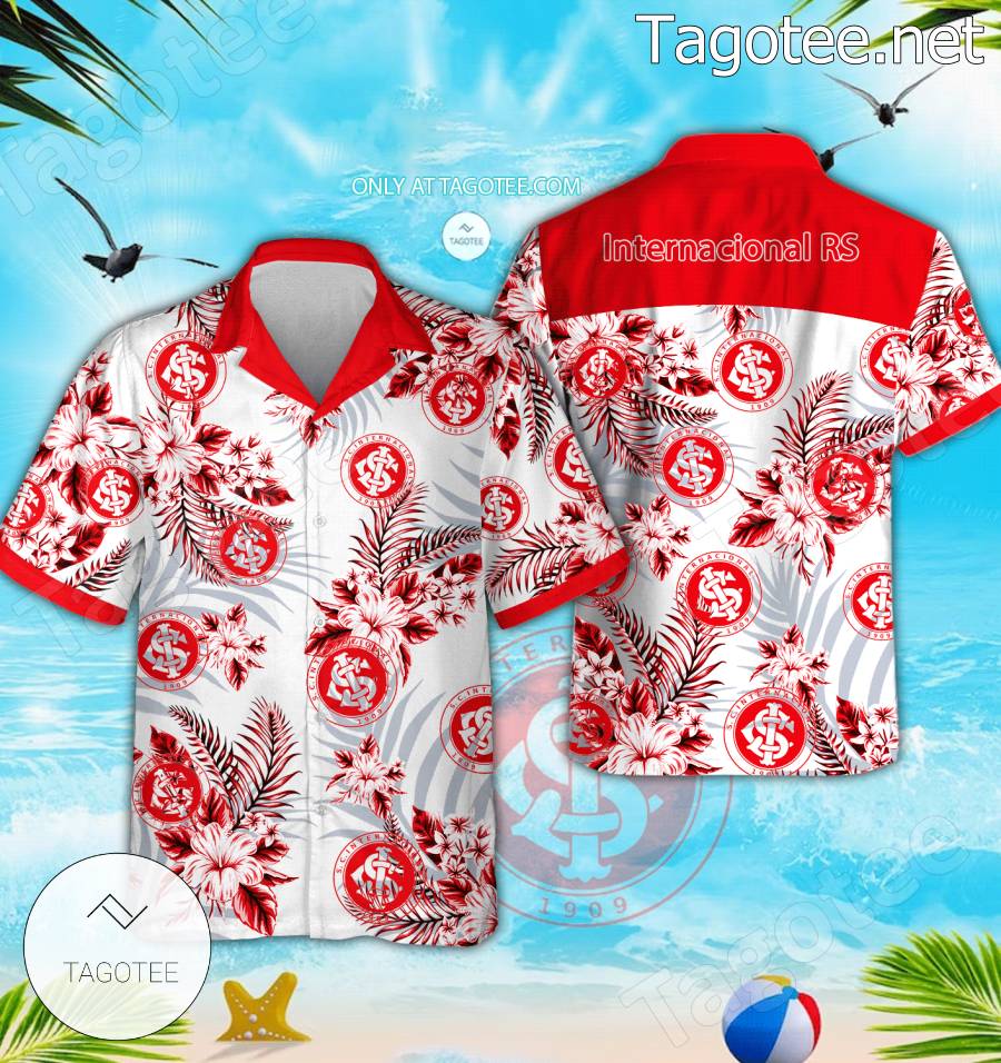 Internacional RS Logo Hawaiian Shirt - BiShop