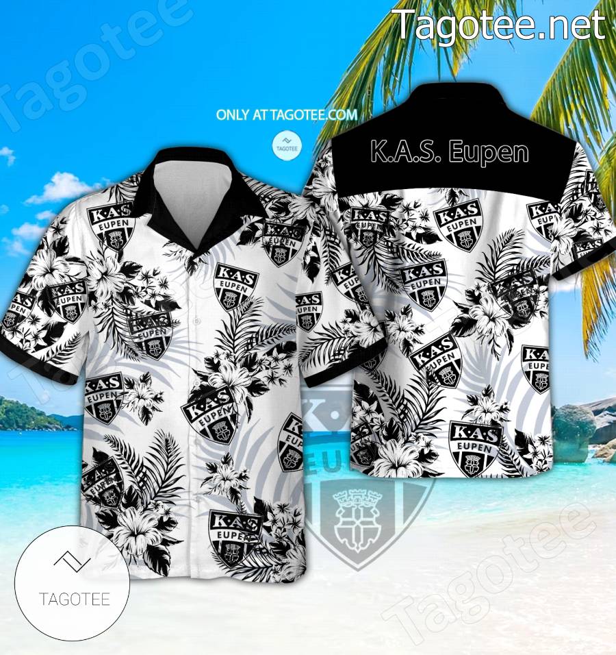 K.A.S. Eupen Logo Hawaiian Shirt - BiShop