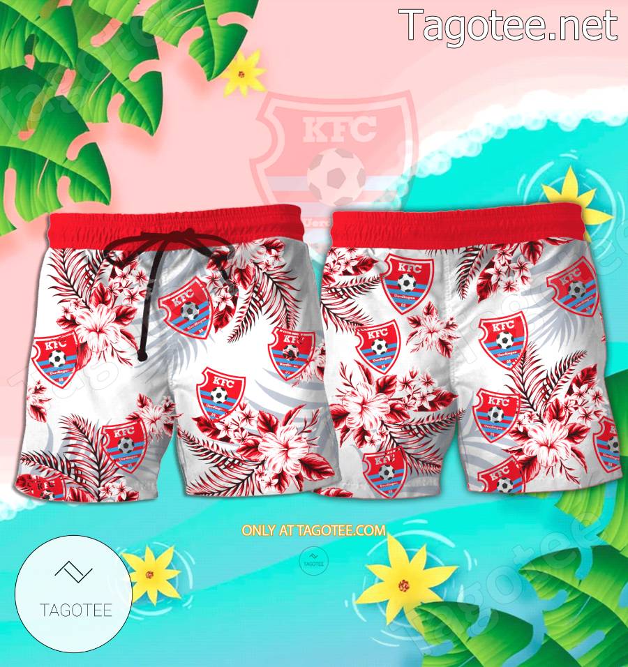 KFC Uerdingen 05 Logo Hawaiian Shirt - BiShop a