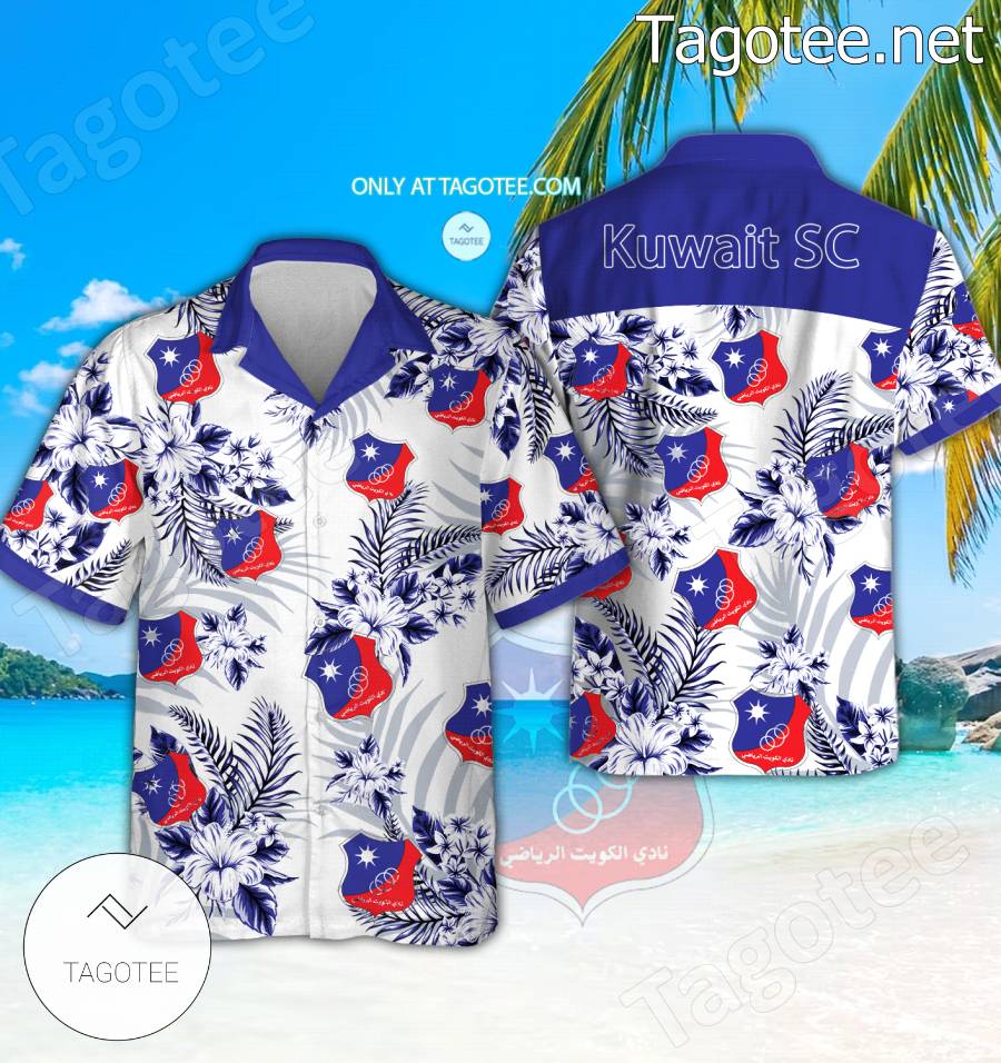 Kuwait SC Logo Aloha Shirt - BiShop