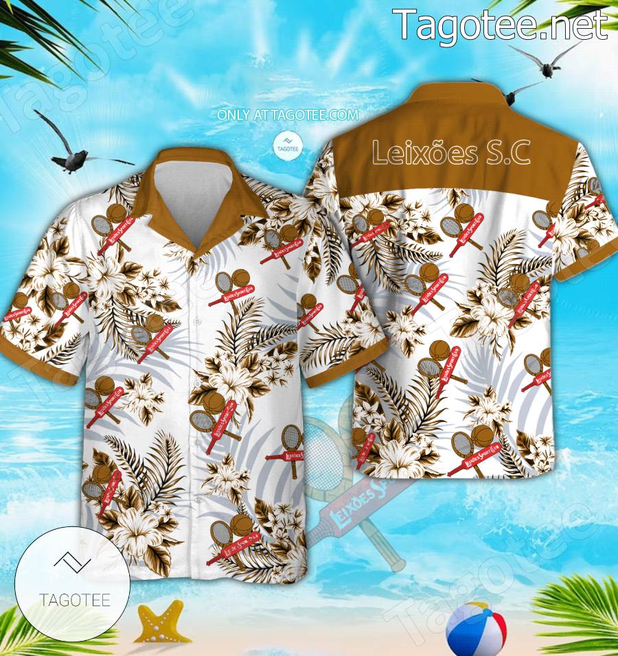 Leixões S.C Logo Hawaiian Shirt And Shorts - BiShop