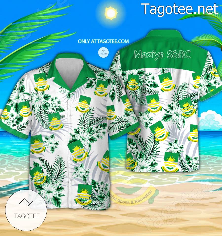 Maziya S&RC Logo Aloha Shirt - BiShop