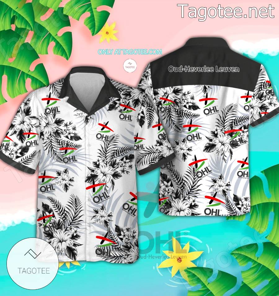 Oud-Heverlee Leuven Logo Hawaiian Shirt - BiShop