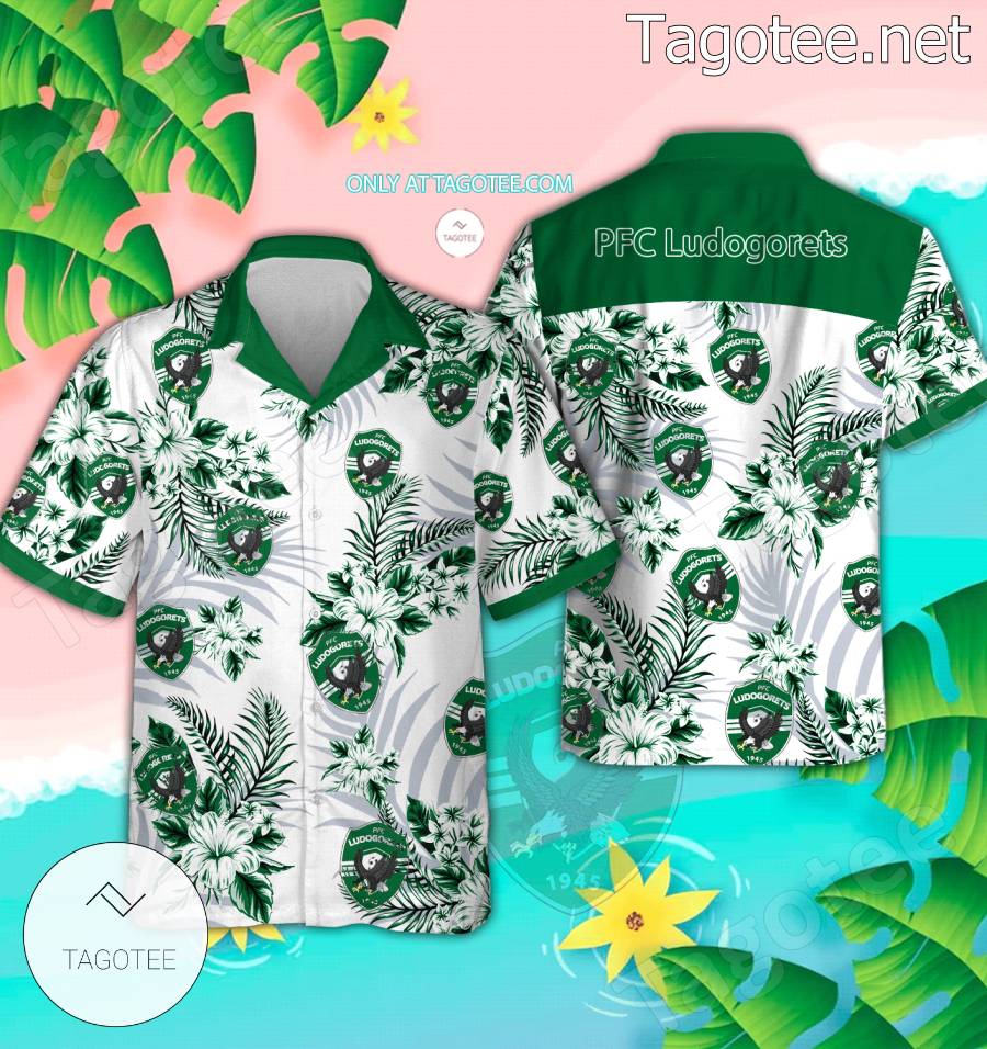 PFC Ludogorets Beach Hawaiian Shirt, Shorts - BiShop