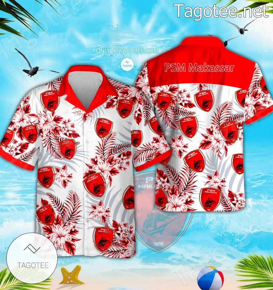 PSM Makassar Beach Hawaiian Shirt, Shorts - BiShop