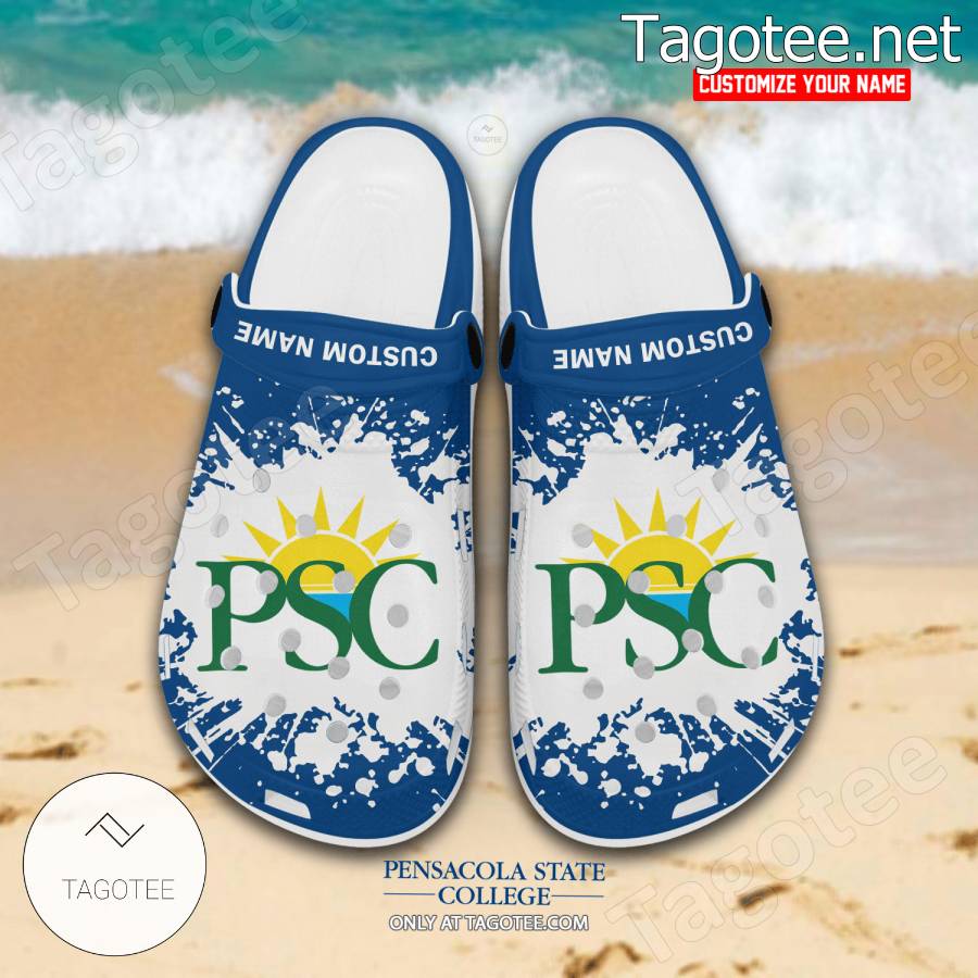 Pensacola State College Logo Crocs Unisex-Adult - BiShop a