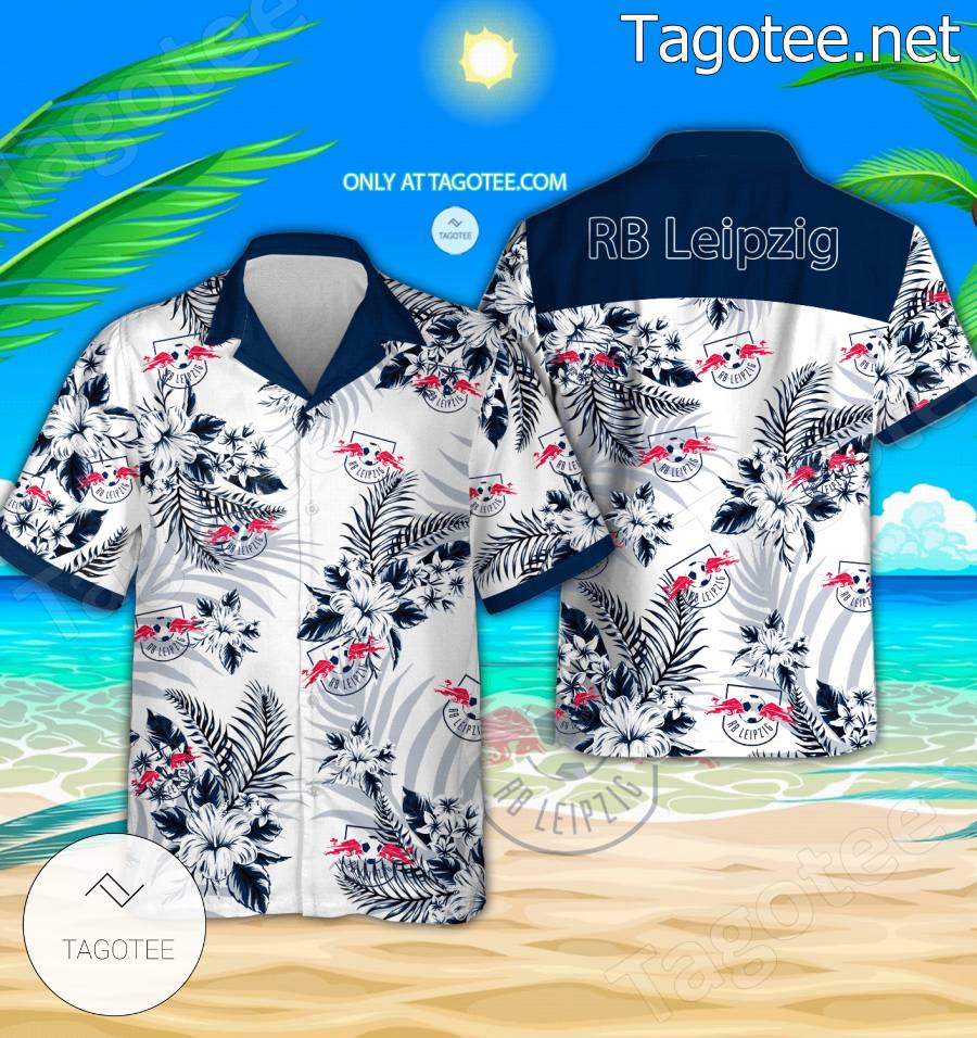 RB Leipzig Logo Hawaiian Shirt - BiShop