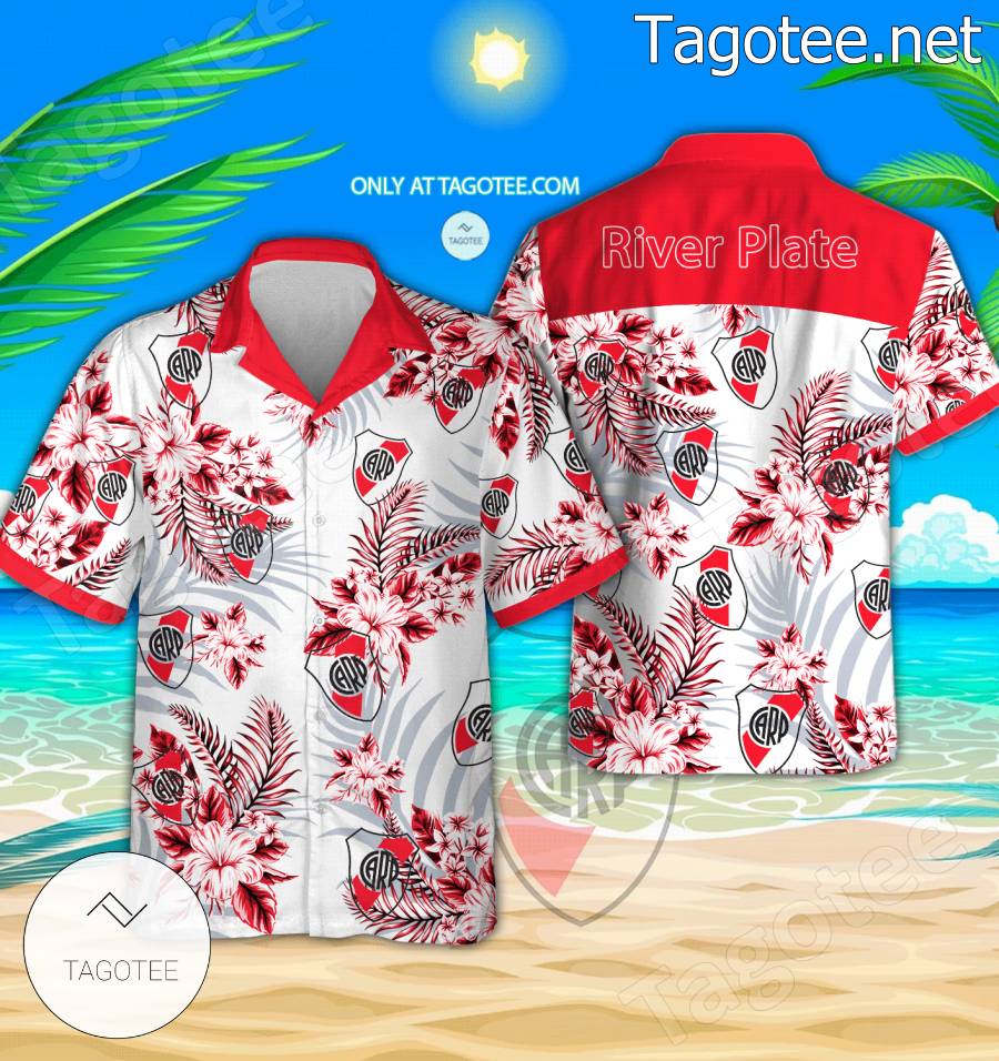 River Plate Logo Aloha Shirt - BiShop