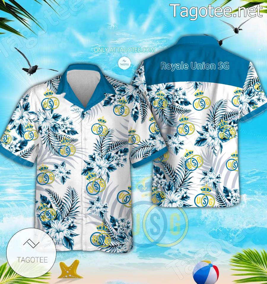 Royale Union SG Beach Hawaiian Shirt, Shorts - BiShop