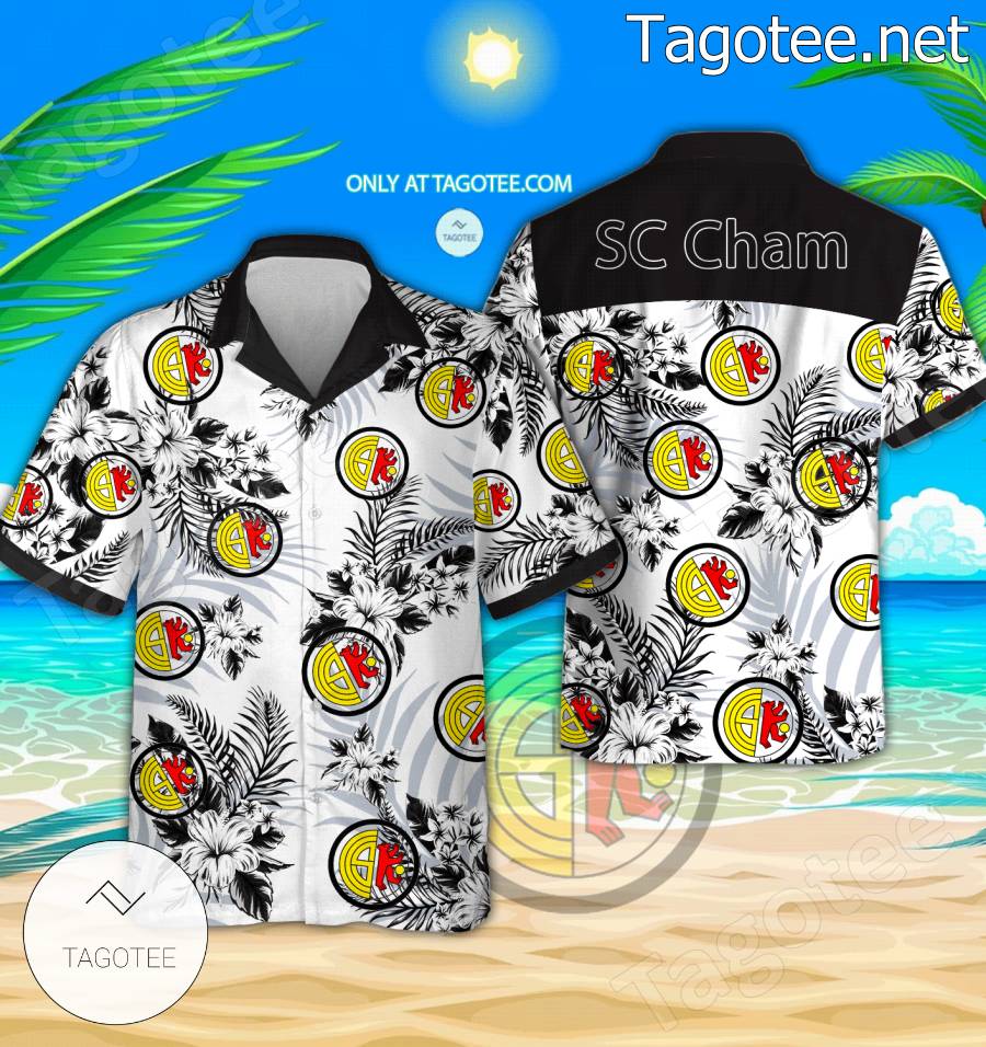 SC Cham Logo Hawaiian Shirt - BiShop