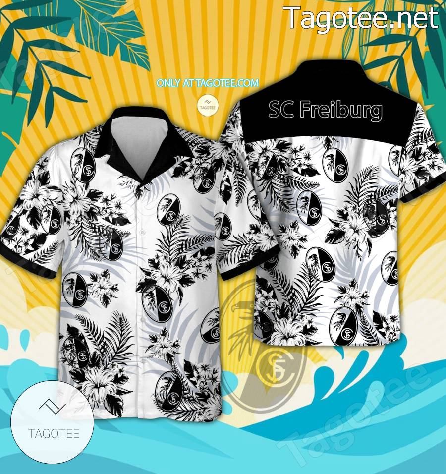 SC Freiburg Logo Hawaiian Shirt - BiShop