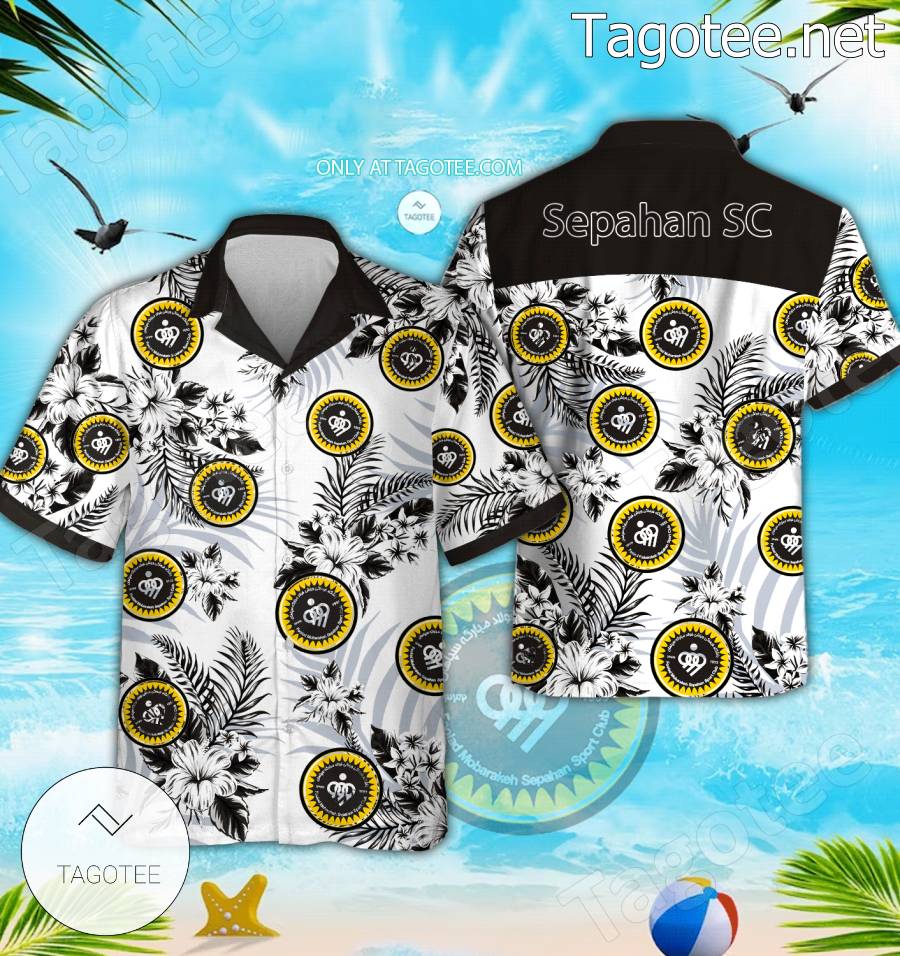 Sepahan SC Logo Aloha Shirt - BiShop