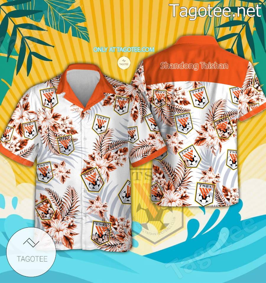 Shandong Taishan Logo Aloha Shirt - BiShop